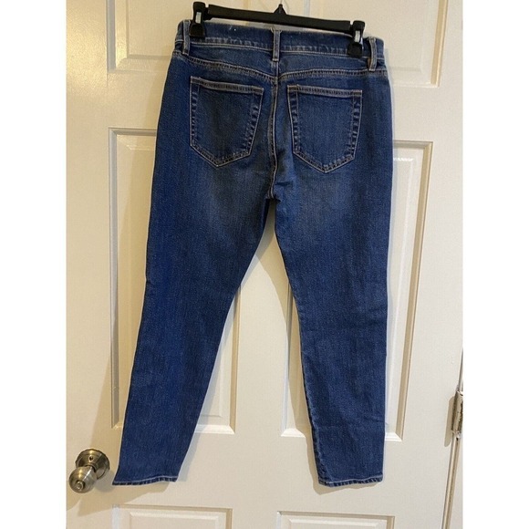 LOFT Womens Mid Rise Side Stripe Modern Skinny Jeans 2 P Mid Rise Denim Stretch - Picture 6 of 12